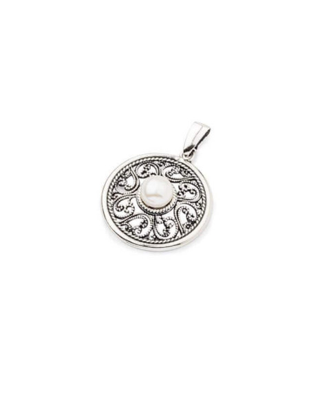Silver Pendant W 1775 Pearl