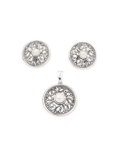 Silver Pendant W 1775 Pearl