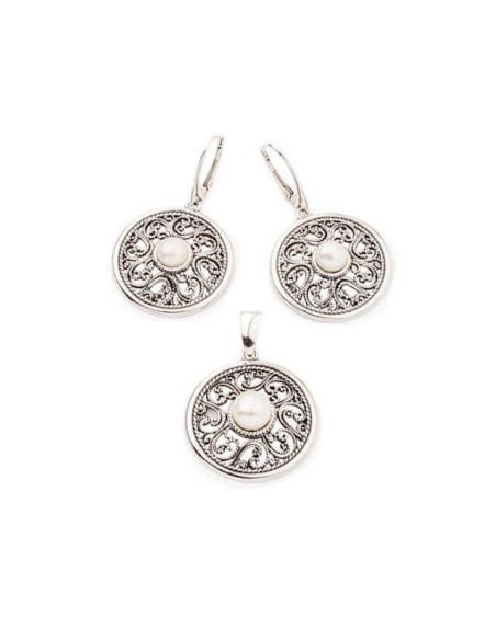 Silver Pendant W 1775 Pearl