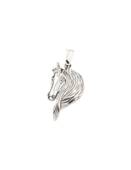 Silver oxidized pendant Horse W 1781 Silver oxidized pendant Horse W 1781