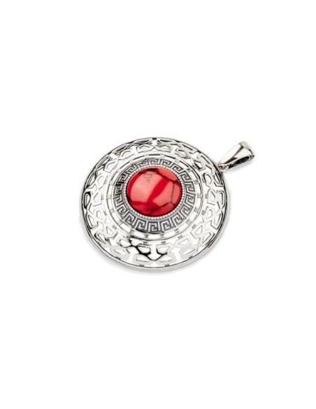 Silver pendant W 1782 Coral