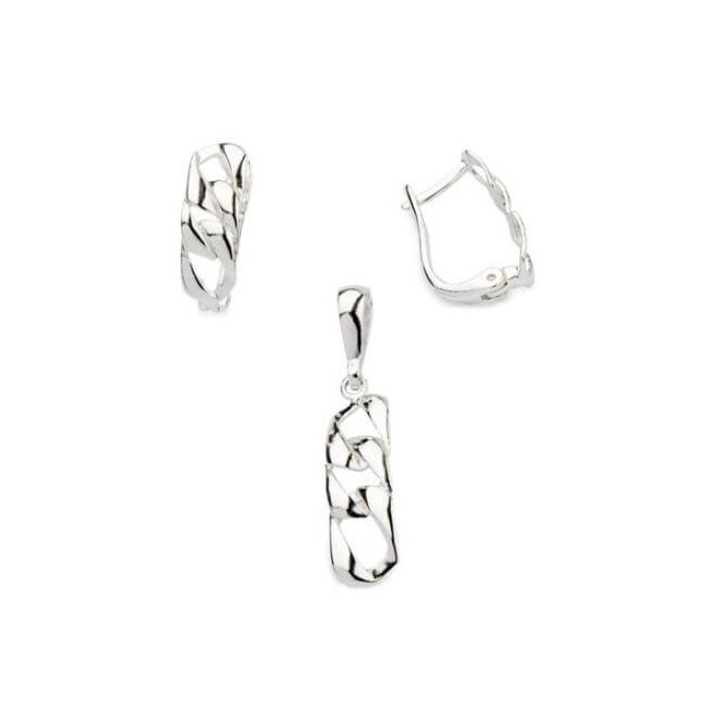 Silver earrings K3 1769