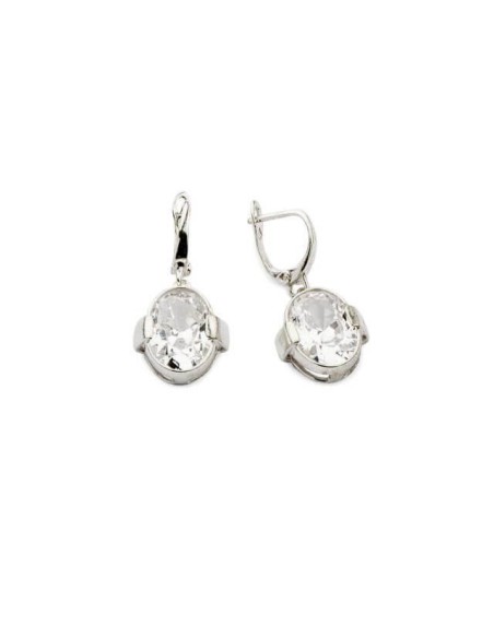 Silver earrings with cubic zirconia K 1789 Silver earrings with cubic zirconia K 1789
