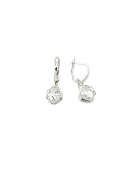 Silver earrings with zircons K2 1789 Silver earrings with zircons K2 1789