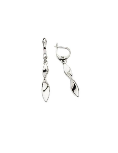 Kolczyki srebrne oksydowane K 1794