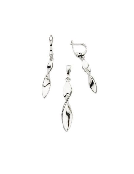 K 1794 oxidized silver earrings K 1794 oxidized silver earrings
