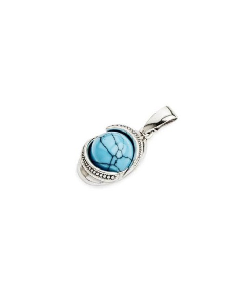 Silver pendant W 1805 Turquoise