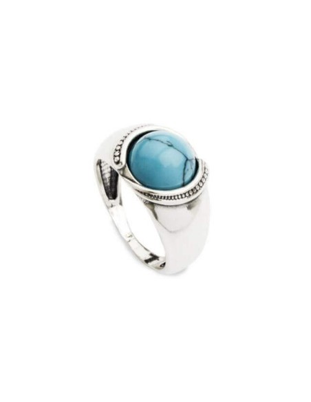 Oxidized silver ring PK 1805 Turquoise
