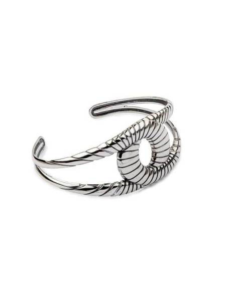 Oxidized silver bracelet R 1774