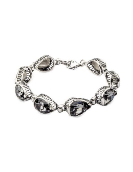 Silver bracelet with Swarovski crystals L 1595 Silver Night Silver bracelet with Swarovski crystals L 1595 Silver Night