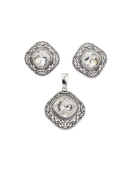 Silver oxidized pendant Swarovski W 1814 Silver oxidized pendant Swarovski W 1814