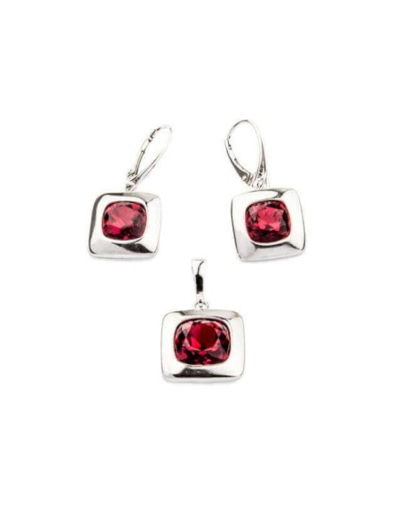Swarovski Crystal K 1750 Silver Crystal Earrings
