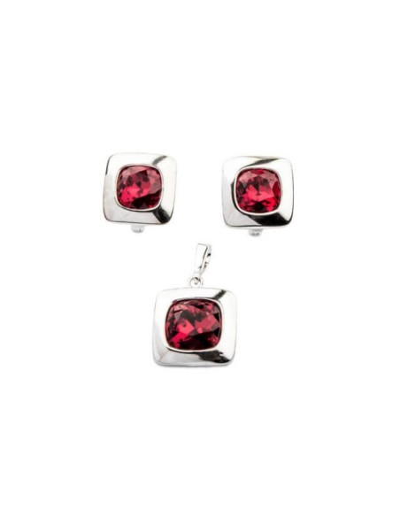 Silver Swarovski pendant W 1750