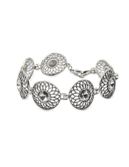 Silver bracelet with Swarovski crystals L 1758 Crystal