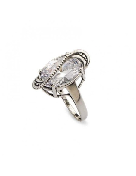 Silver ring with white zircon PK 1817 Silver ring with white zircon PK 1817