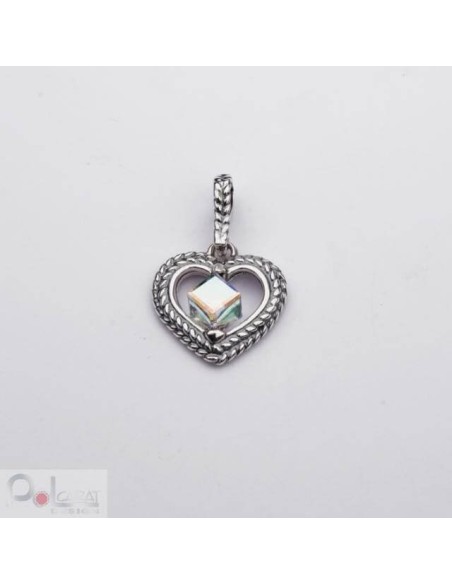 Silver pendant with Swarovski crystal W 1147 Silver pendant with Swarovski crystal W 1147