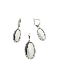 Silver pendant oxidized W 1820 2