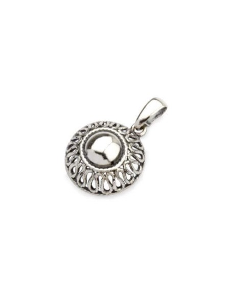 Silver pendant oxidized W 1825