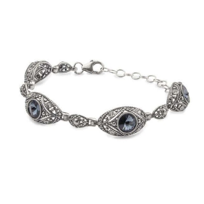 Silver bracelet with Swarovski crystals L 1828 Montana Crystal