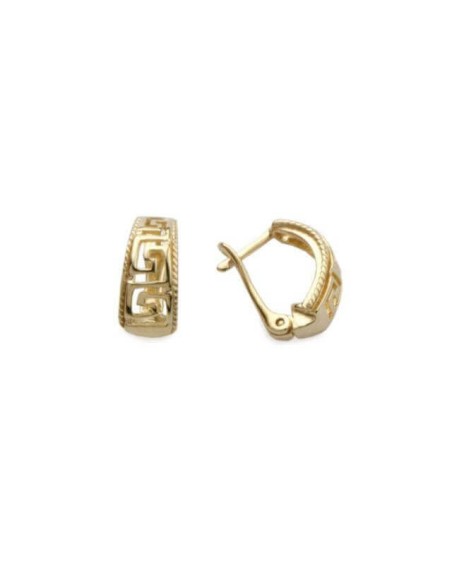 Gold plated silver earrings K3 1155