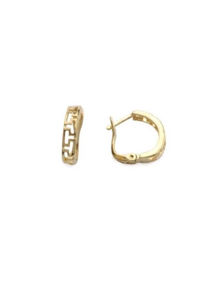 Gold plated silver earrings K3 1162