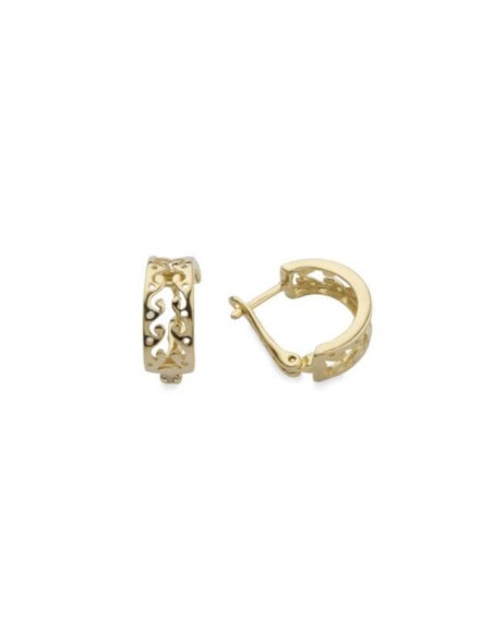 Gold plated silver earrings K3 1164