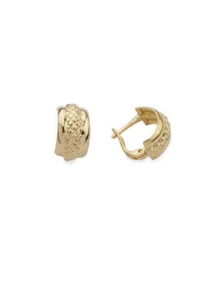 Gold plated silver earrings K3 1189