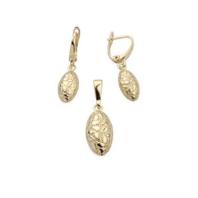 Pozłacany wisiorek srebrny W 1853|Polcaratdesign.pl Biżuteria