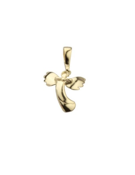 Gold-plated silver pendant Angel W 1211
