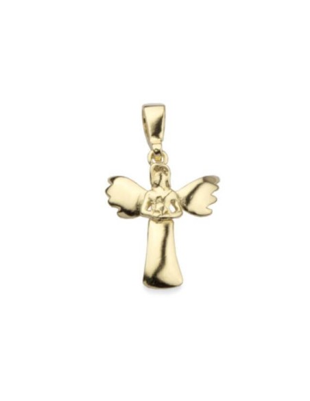 Gold-plated silver pendant Angel W 1212