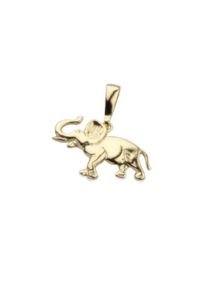 Gold-plated silver pendant Elephant W 1205
