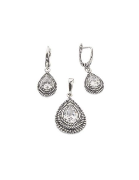 Silver pendant with cubic zirconia W 1833