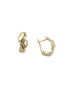 Rough Silver Swarovski K3 1181 Crystal Earrings