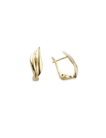 Gold plated silver earrings K3 1180
