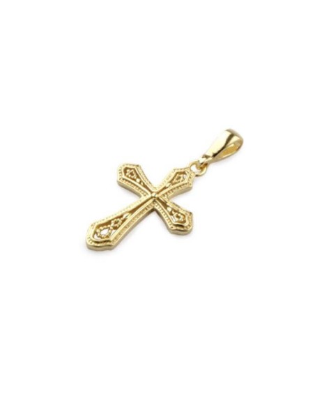 Gold plated silver cross pendant W 1214 Gold plated silver cross pendant W 1214