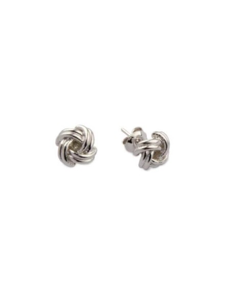Rhodium plated silver earrings K3 1182