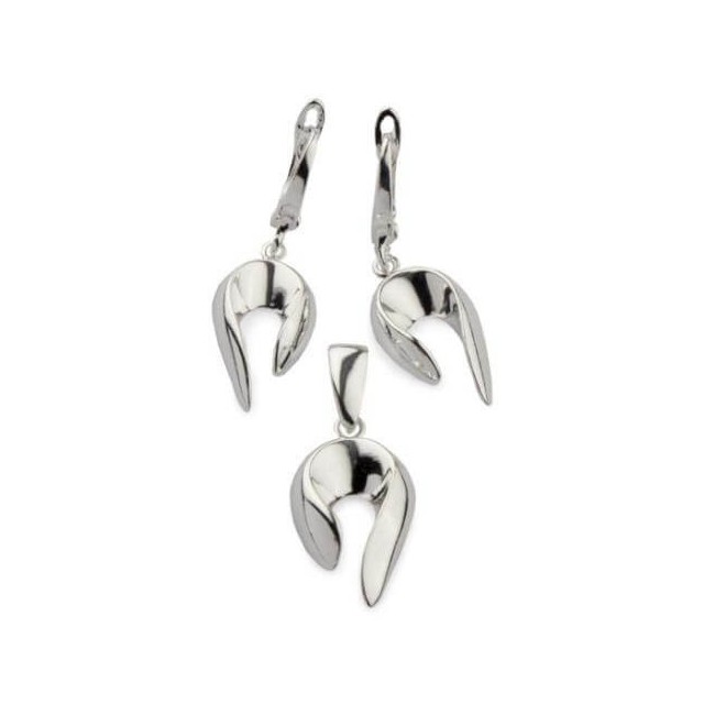 Silver earrings K 1861