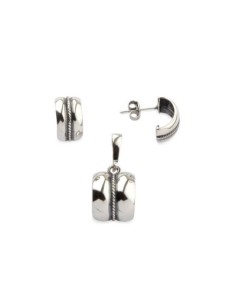 Silver earrings oxidized K 1851 2