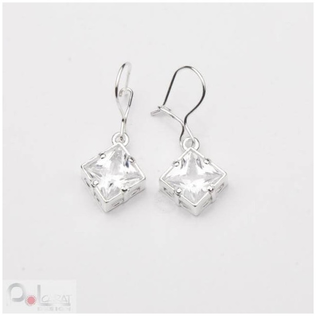 Silver set with cubic zirconia KPL 737