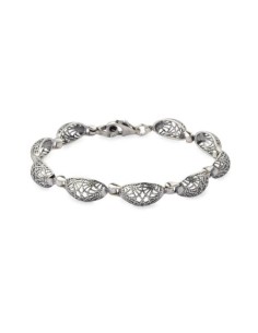 Silver bracelet oval symmetry L 1879