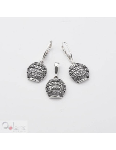 Set of oxidized silver KPL 990