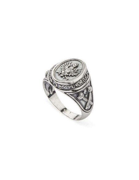 Silver signet ring Eagle PB 380