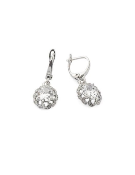 Silver rhodium-plated earrings with cubic zirconia K3 1885 Silver rhodium-plated earrings with cubic zirconia K3 1885