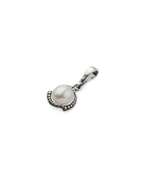 Silver pendant W 1883 pearl
