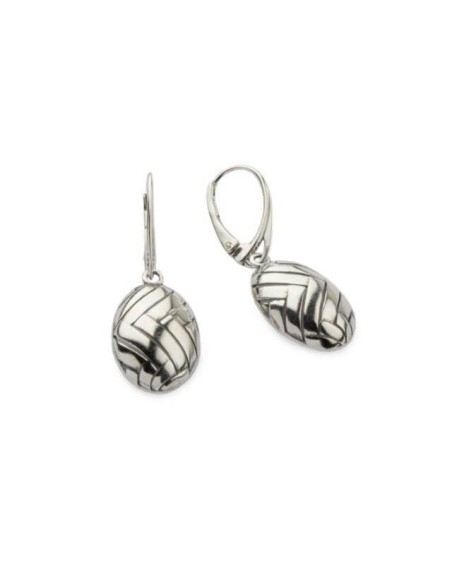 Silver oxidized earrings K 1855