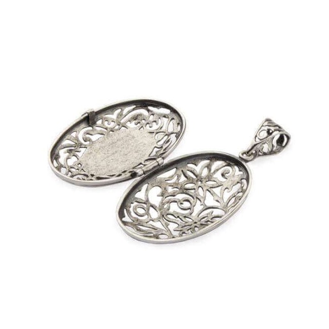 Silver pendant box W 1221