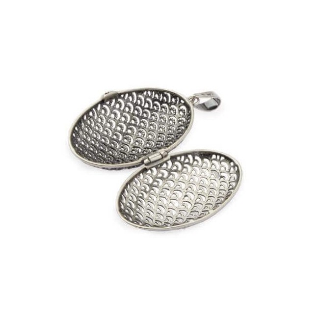 Silver pendant box W 1228