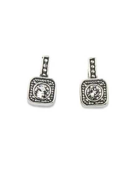 Silver earrings with Swarovski crystals K3 1798