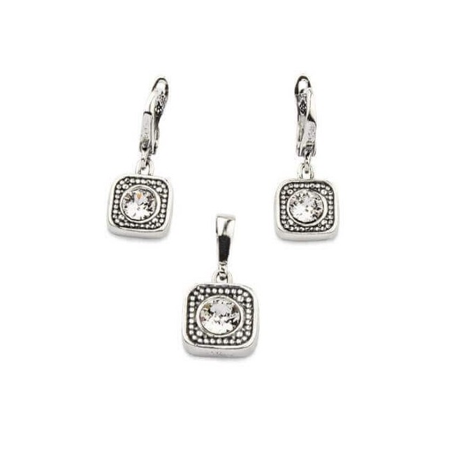 Silver pendant with Swarovski crystal W 1798