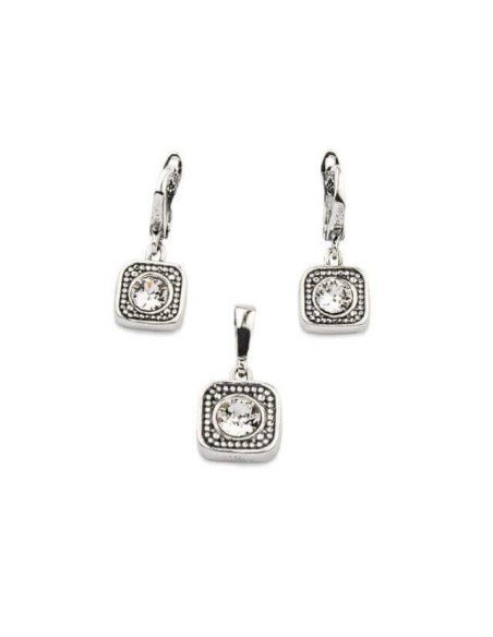 Silver pendant with Swarovski crystal W 1798